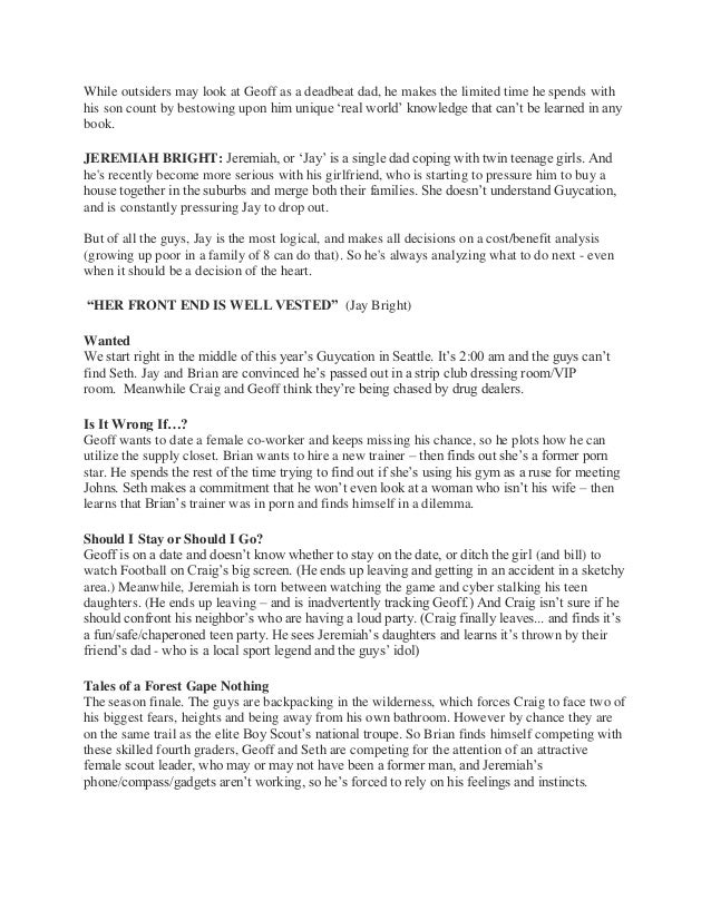 reality show script template famous tv show treatments